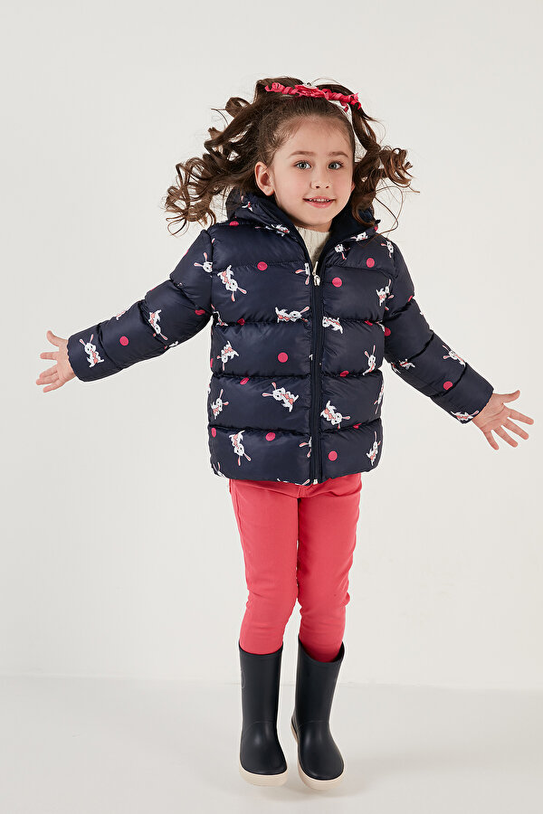Lela Kız Çocuk Mont 5763001 LACİVERT