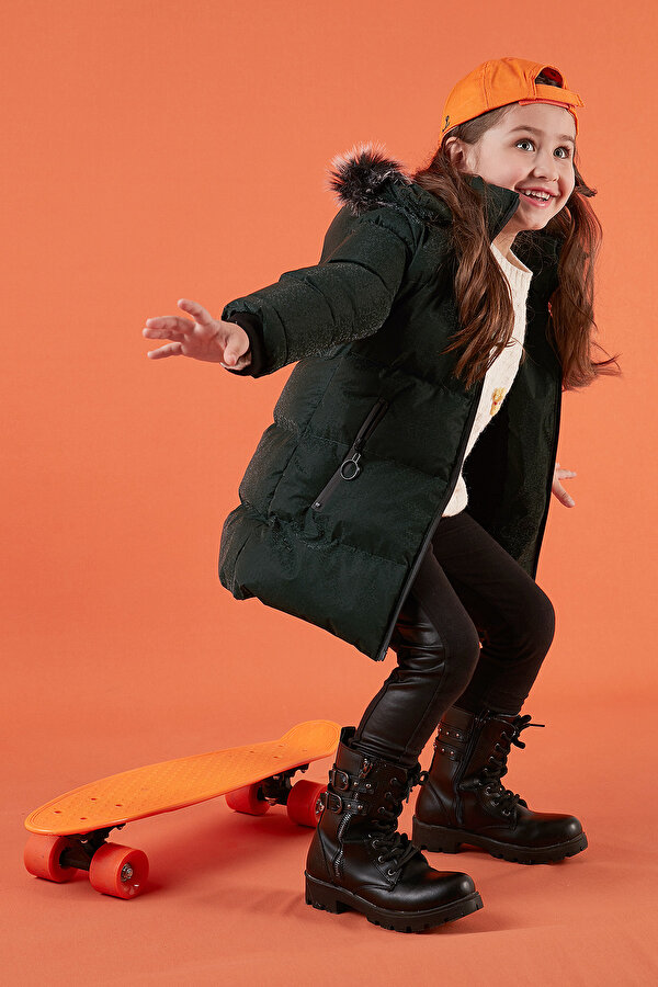 Lela Kız Çocuk Mont 5760002 HAKİ