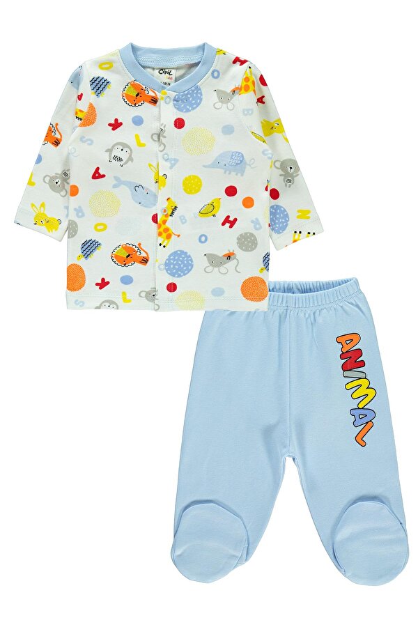 Civil Baby Erkek Bebek Takım 1-6 Ay Mavi