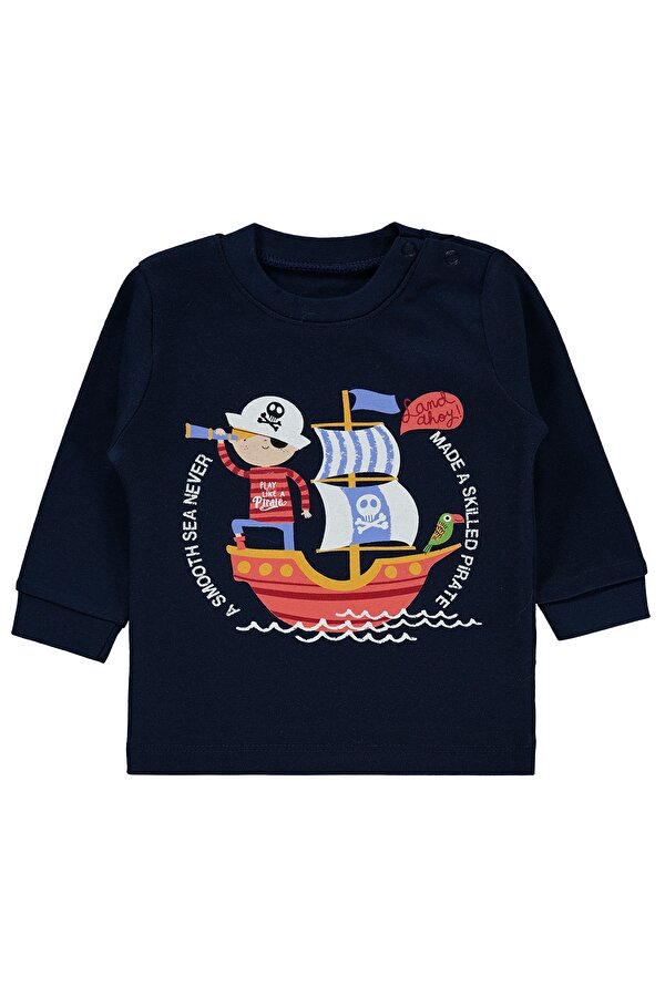 Civil Baby Erkek Bebek Sweatshirt 3-18 Ay Lacivert