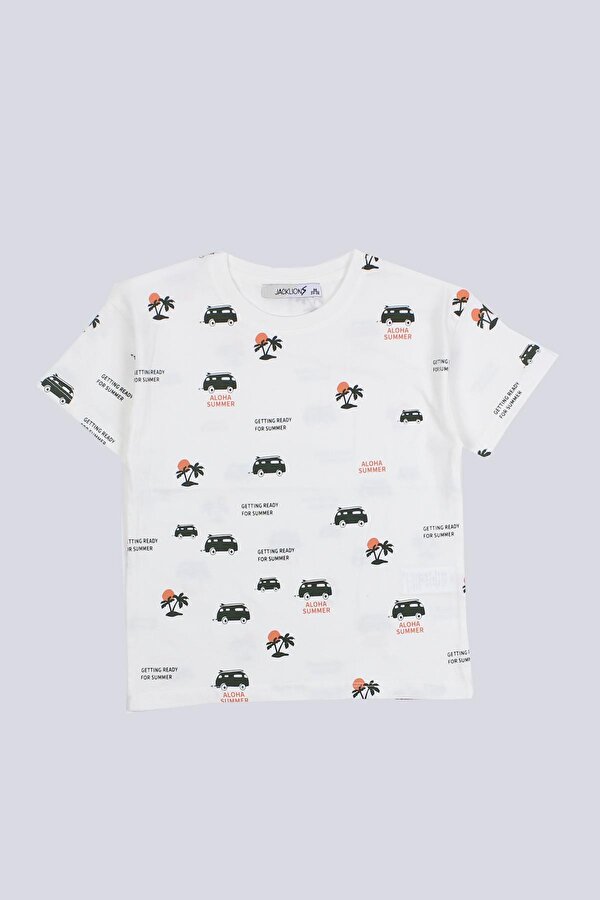 Jacklions Erkek Bebek Baskılı Tshirt