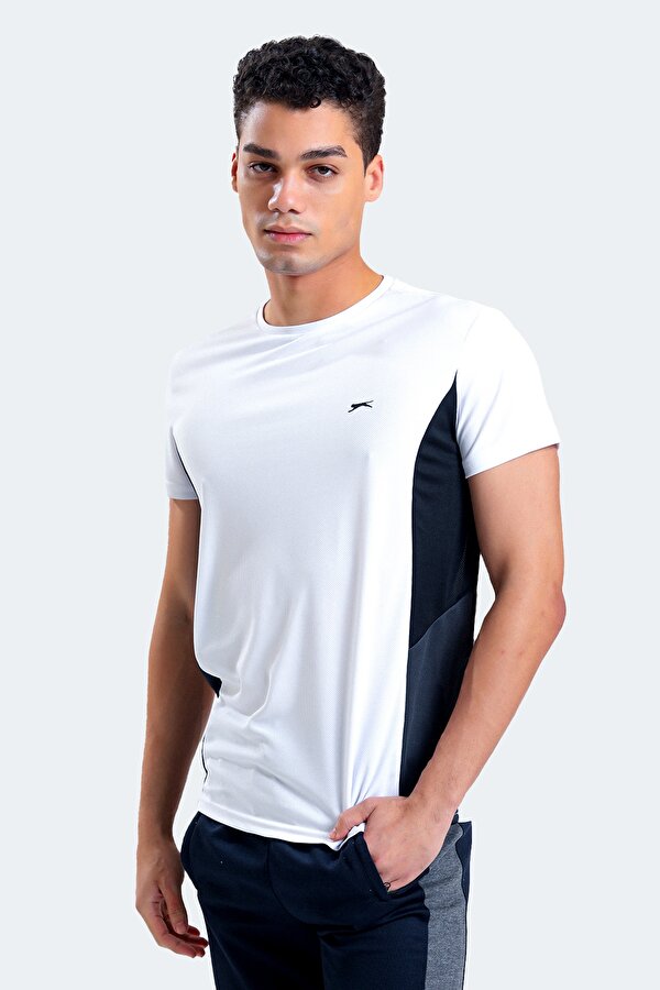 Slazenger RYAN Erkek T-Shirt Beyaz / Siyah