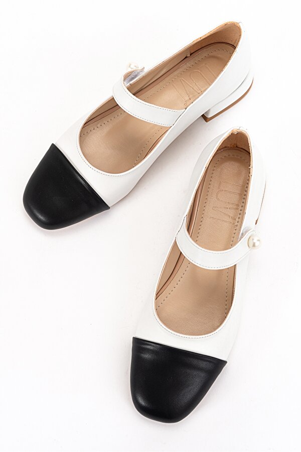 Luvi Shoes LOCAL Beyaz Kadın Babet Luvi Shoes LOCAL Beyaz Kadın Babet