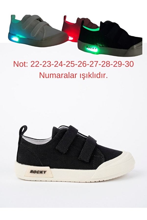 Mcdark Çocuk  Keten Işıklı Ortopedik Spor Ayakkabı