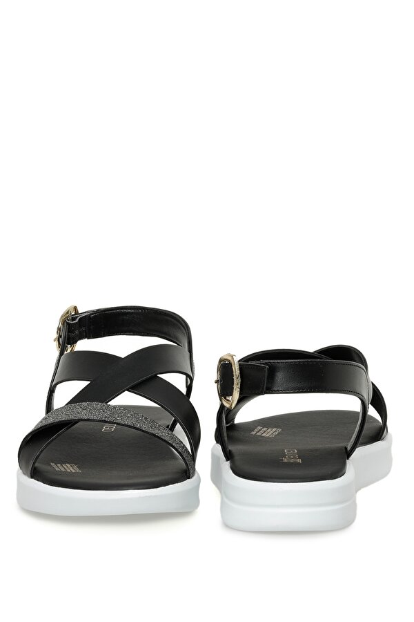 Butigo 23S-195 3FX Siyah Kadın Düz Sandalet