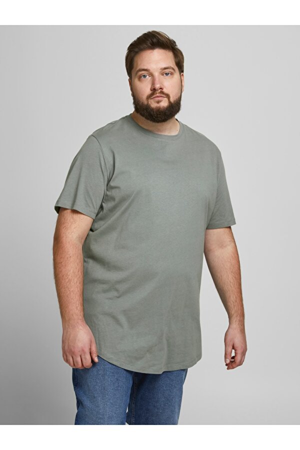 Jack & Jones Jack&Jones Büyük Beden Gri Erkek T-Shirt 12184933 Jack & Jones Jack&Jones Büyük Beden Gri Erkek T-Shirt 12184933