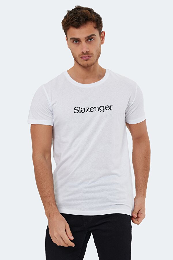 Slazenger SABE Erkek T-Shirt Beyaz
