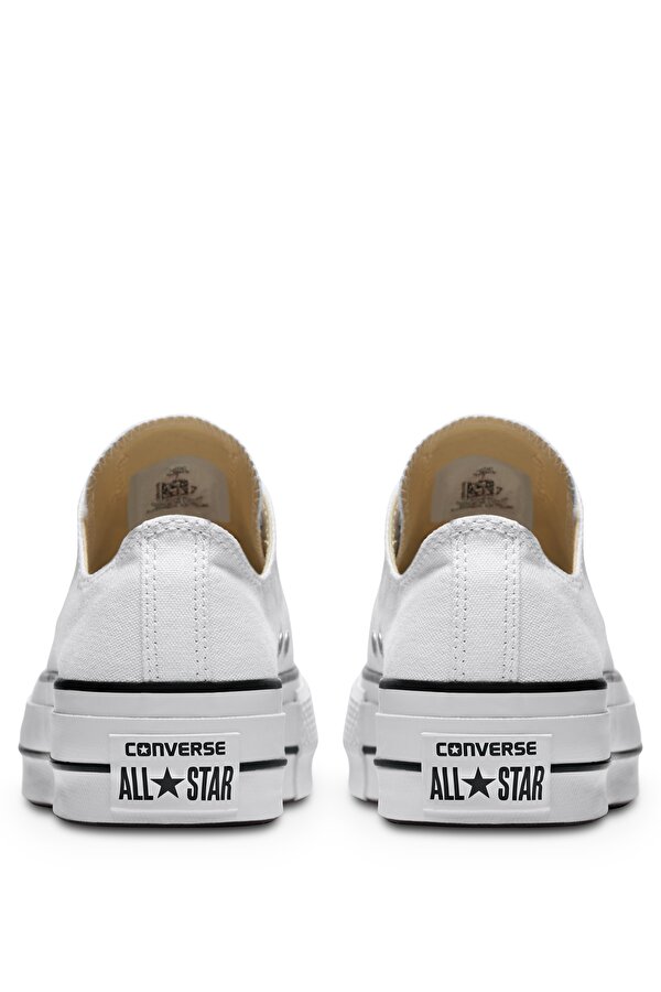 Converse CHUCK TAYLOR ALLSTAR LIFT Beyaz Kad n Sneaker 101012935 Flo
