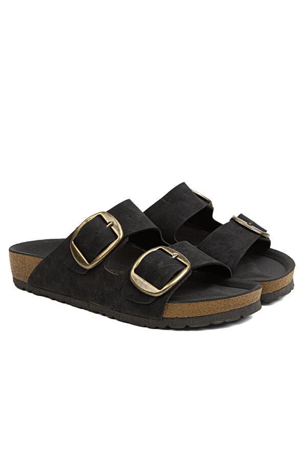 Pierre Cardin ® | PC-6958-3953 Siyah - Kadın Terlik