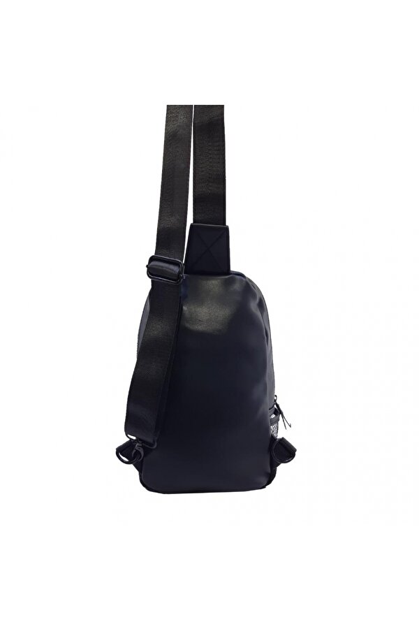 Baginn Badybag Sırt Göğüs Omuz Çantası Siyah Renk Günlük Kullanım İçin İdeal Suni Deri NF10453