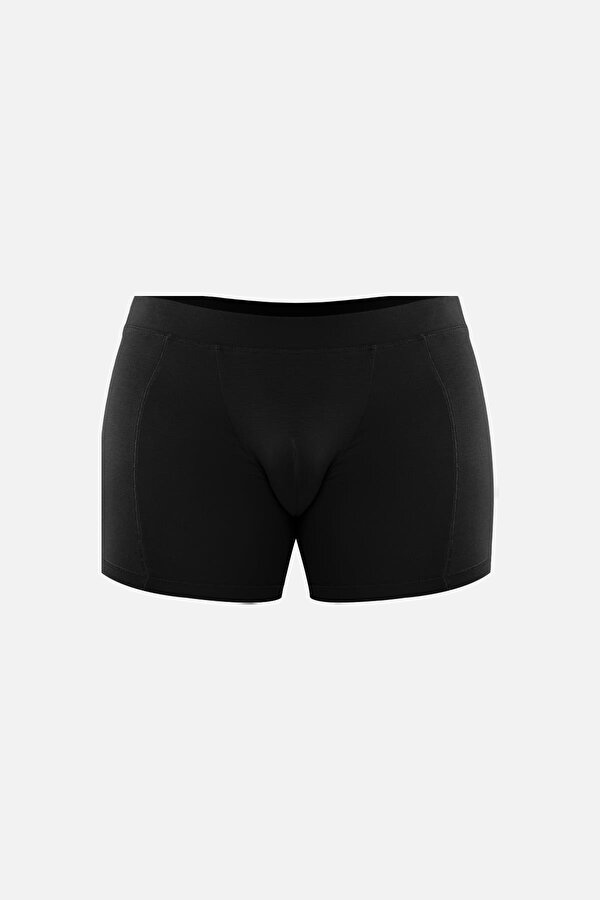 Mısırlı Erkek Bambu Gizli Lastikli 2'li Siyah/Saks Boxer - M-BXR-SSM Mısırlı Erkek Bambu Gizli Lastikli 2'li Siyah/Saks Boxer - M-BXR-SSM