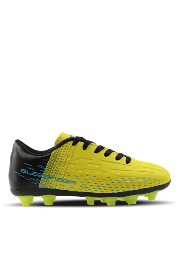 Slazenger SCORE I KR Futbol Erkek Halı Saha Ayakkabı Neon Sarı / Siyah