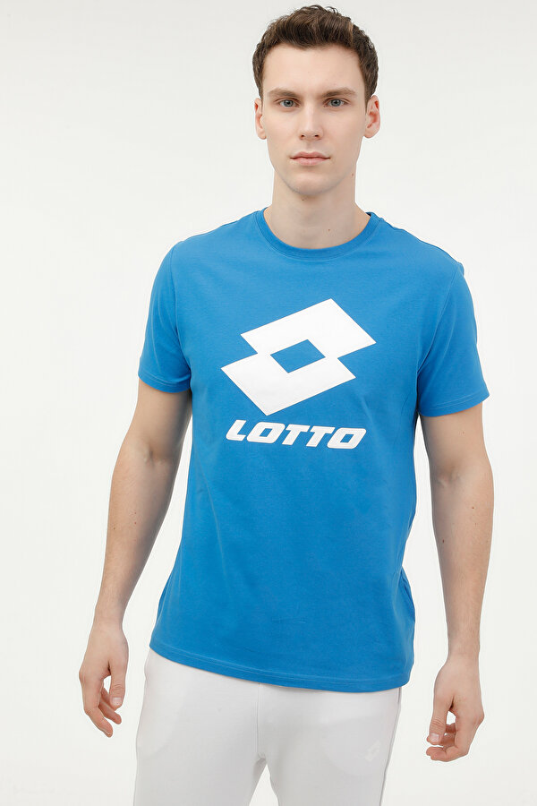 Lotto M-CLEVER LG T-SH 3FX Saks Erkek Kısa Kol T-Shirt