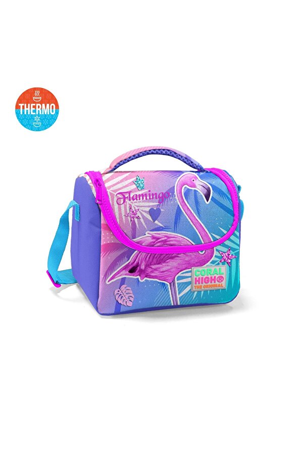 Coral High Kids Lavanta Pembe Flamingo Desenli Thermo Beslenme Çantası 11705 Coral High Kids Lavanta Pembe Flamingo Desenli Thermo Beslenme Çantası 11705