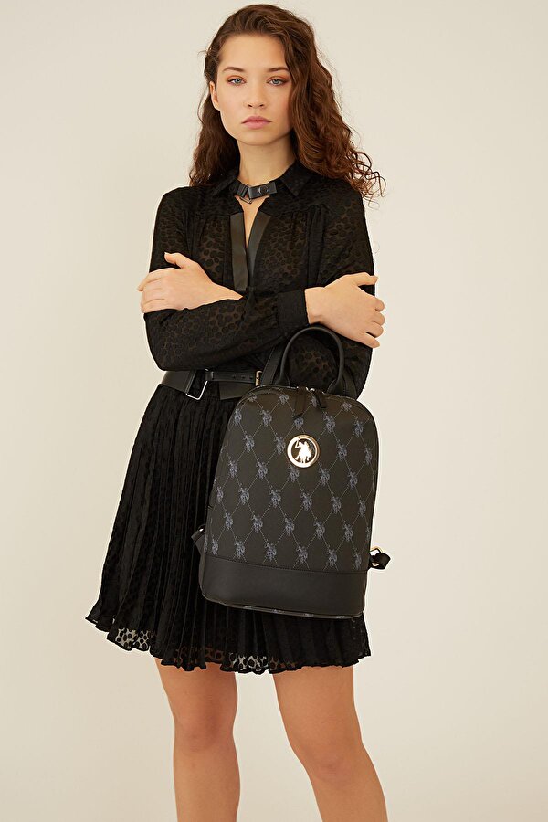 U.S. Polo Assn. US8705 SİYAH KADIN SIRT ÇANTASI