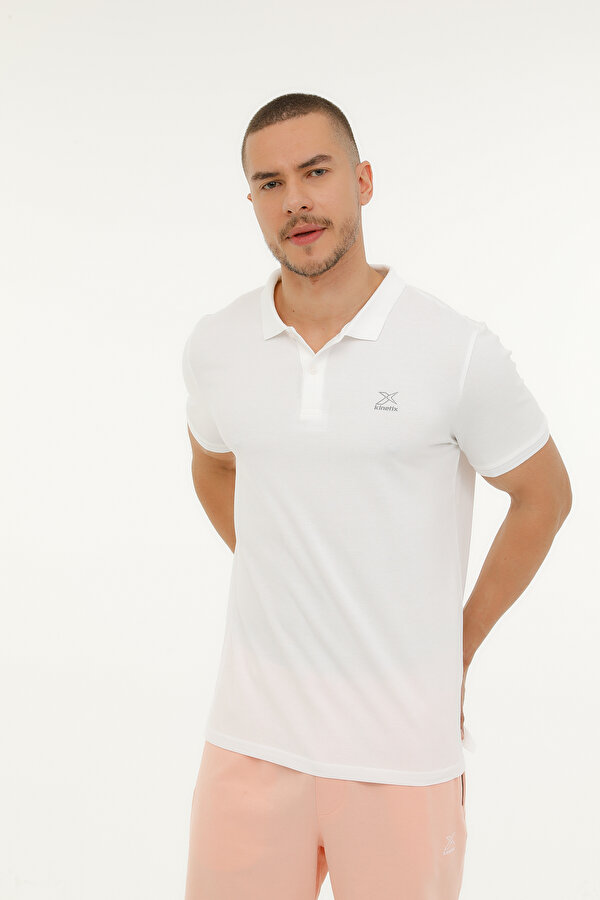 Kinetix M-SN328 C T-SHIRT 3FX Beyaz Erkek Kısa Kol T-Shirt