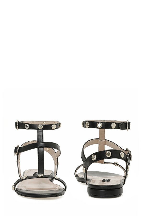 Nine West LALLEY  3FX Siyah Kadın Düz Sandalet