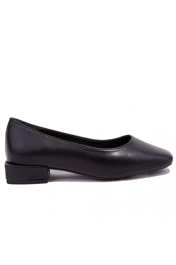 Dagoster DZA07-725444 Siyah Klasik Topuklu Kadın Ayakkabı