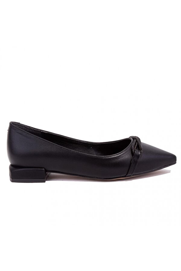 Dagoster DZA07-725443 Siyah Klasik Topuklu Kadın Ayakkabı