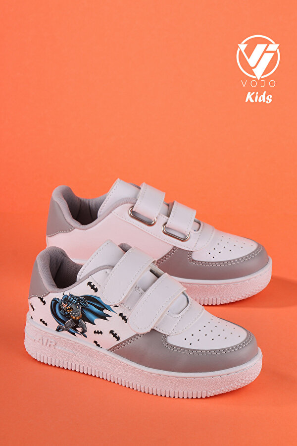 Vojo Süper Kahraman Figürlü Kaymaz Taban Cilt Çocuk Sneaker Vojo Süper Kahraman Figürlü Kaymaz Taban Cilt Çocuk Sneaker