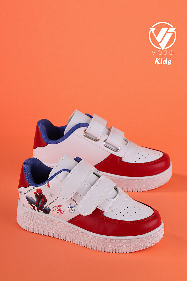 Vojo Süper Kahraman Figürlü Kaymaz Taban Cilt Çocuk Sneaker Vojo Süper Kahraman Figürlü Kaymaz Taban Cilt Çocuk Sneaker