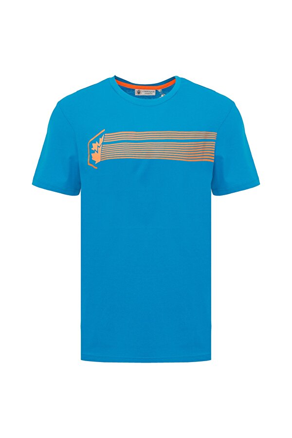 Lumberjack TEE SUMMER SS İndigo Man Sleeve T-Sh