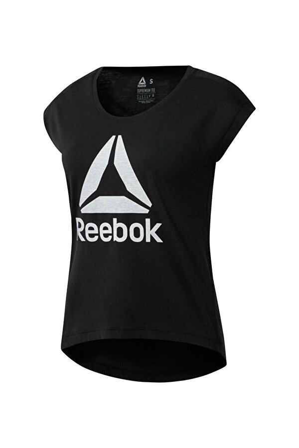 Reebok WOR SUPREMIUM 2.0 TEE BL Siyah Kadın Kısa Kol T-Shirt
