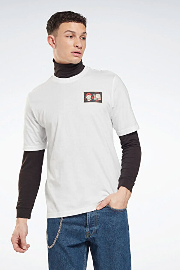 Reebok LA CASA DE PAPEL T-  Erkek Kısa Kol T-Shirt