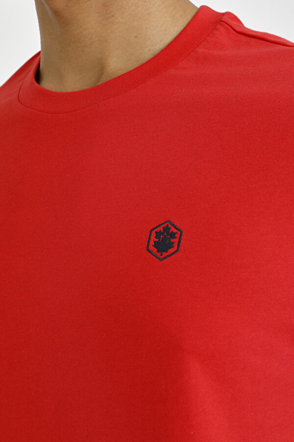 Lumberjack T-SHIRT BASIC SMALL LOGO RED Man Sleeve T-Sh