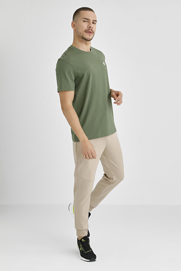 Lumberjack T-SHIRT BASIC SMALL LOGO ARMY GREEN Man Sleeve T-Sh