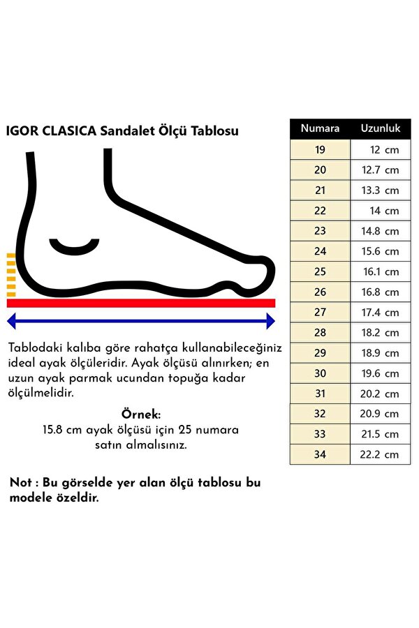Igor Clasica Çocuk Sandalet S10288-079