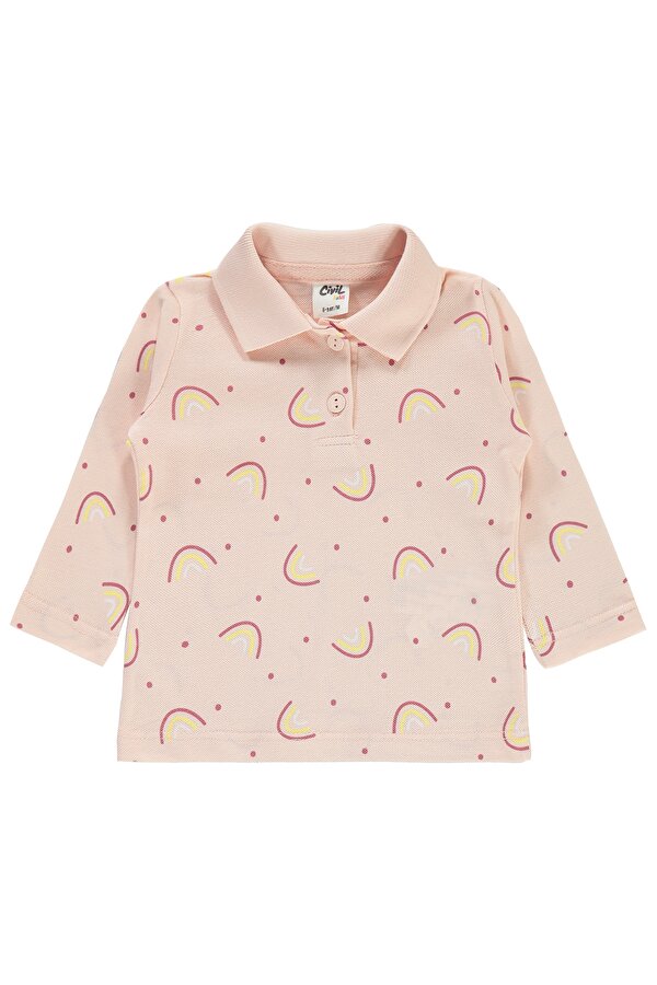 Civil Baby Kız Bebek Sweatshirt 6-18 Ay Pudra