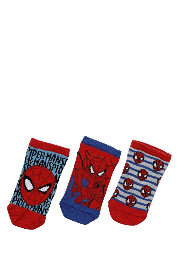 Spiderman SPIDER-MAN 3 LU PTK-B 3FX Lacivert Erkek Çocuk Çorap