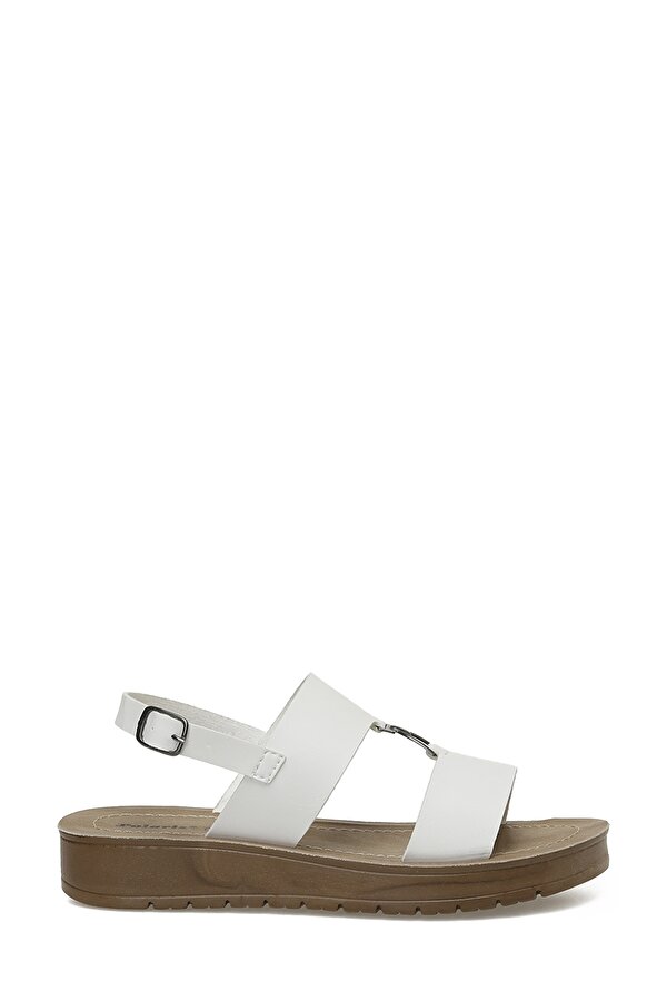 Polaris 164372.Z3FX Beyaz Kadın Comfort Sandalet