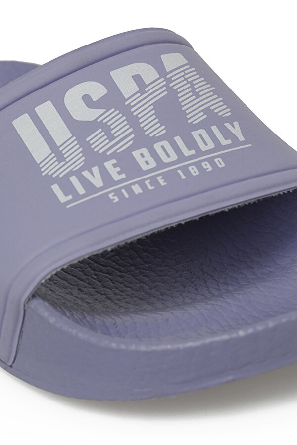 U.S. Polo Assn. GUSTY PTK 3FX Mor Kız Çocuk Terlik