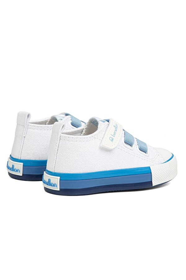 Benetton ® | BN-90649 - 3394 Beyaz Mavi - Çocuk Spor Ayakkabı ZB7924
