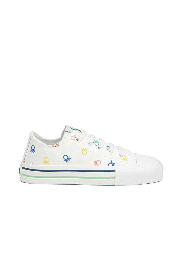 Benetton ® | BN-90186 - 3394 Beyaz - Çocuk Spor Ayakkabı