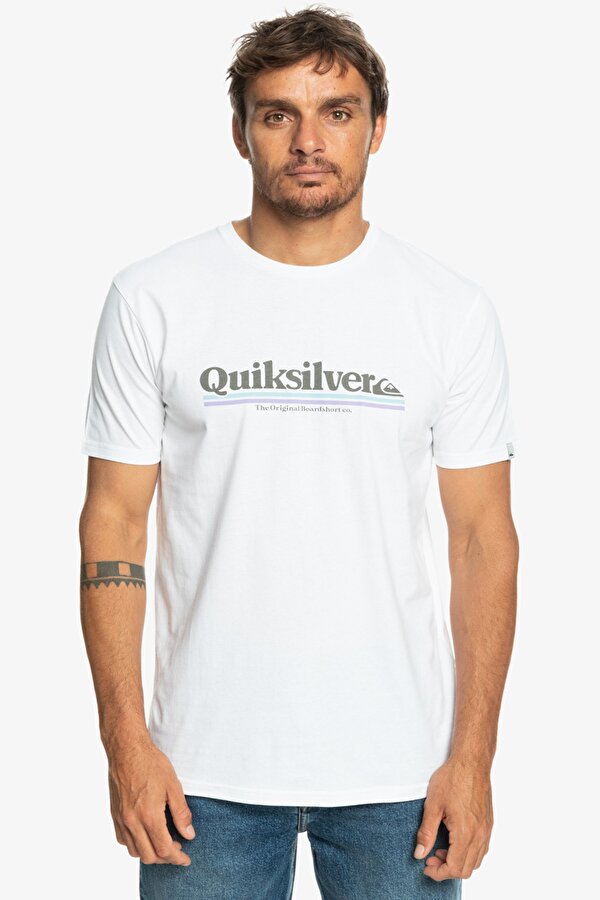 Quiksilver BETWEENTHELINES M TEES Beyaz Erkek Kısa Kol T-Shirt