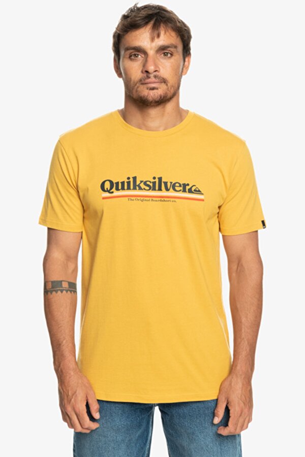 Quiksilver BETWEENTHELINES M TEES Sarı Erkek Kısa Kol T-Shirt