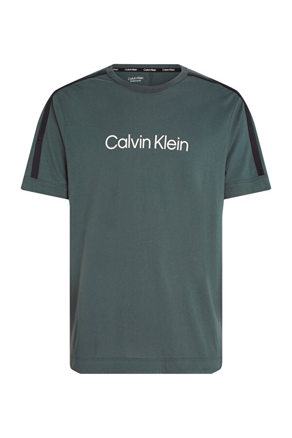 Calvin Klein PW - S/S T-Shirt Yeşil Erkek Kısa Kol T-Shirt