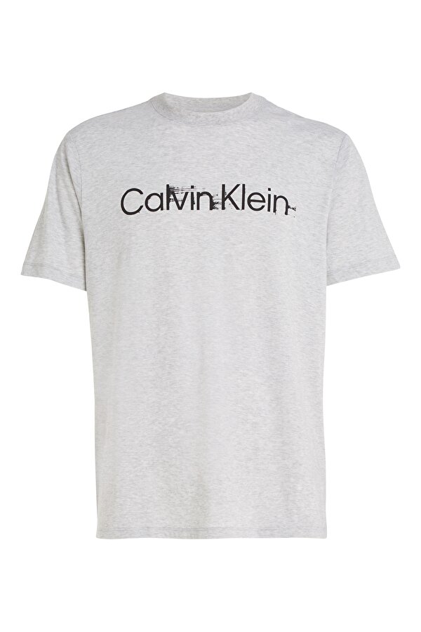 Calvin Klein PW - S/S T-Shirt GRI Erkek Kısa Kol T-Shirt