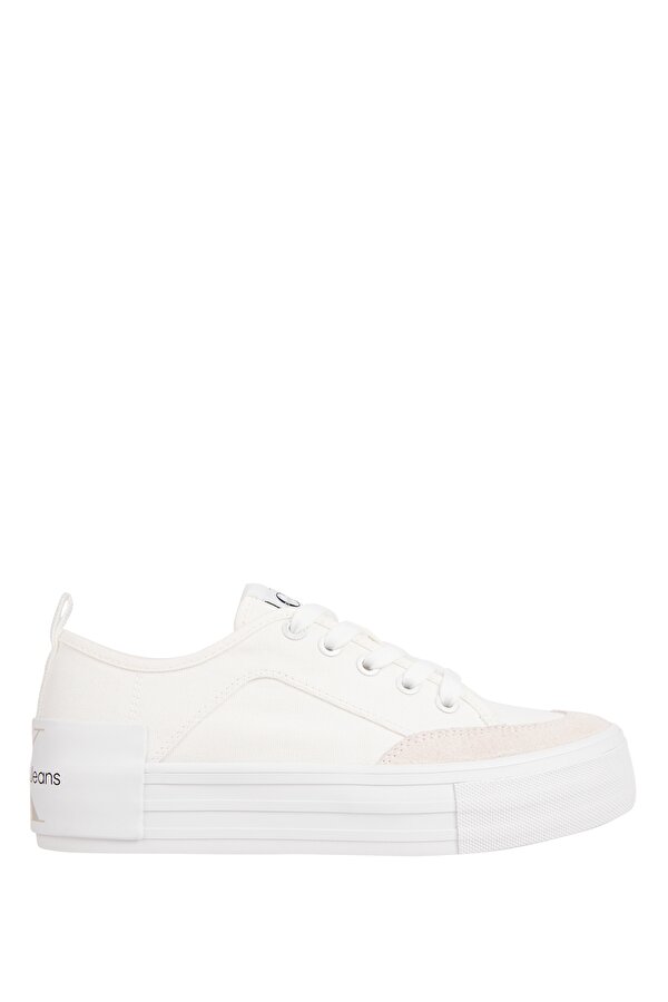 Calvin Klein VULC FLATFORM BOLD IRREG Beyaz Kadın Sneaker