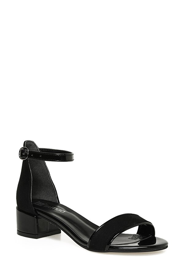 Butigo 21S-700 3FX Siyah Kadın Topuklu Sandalet