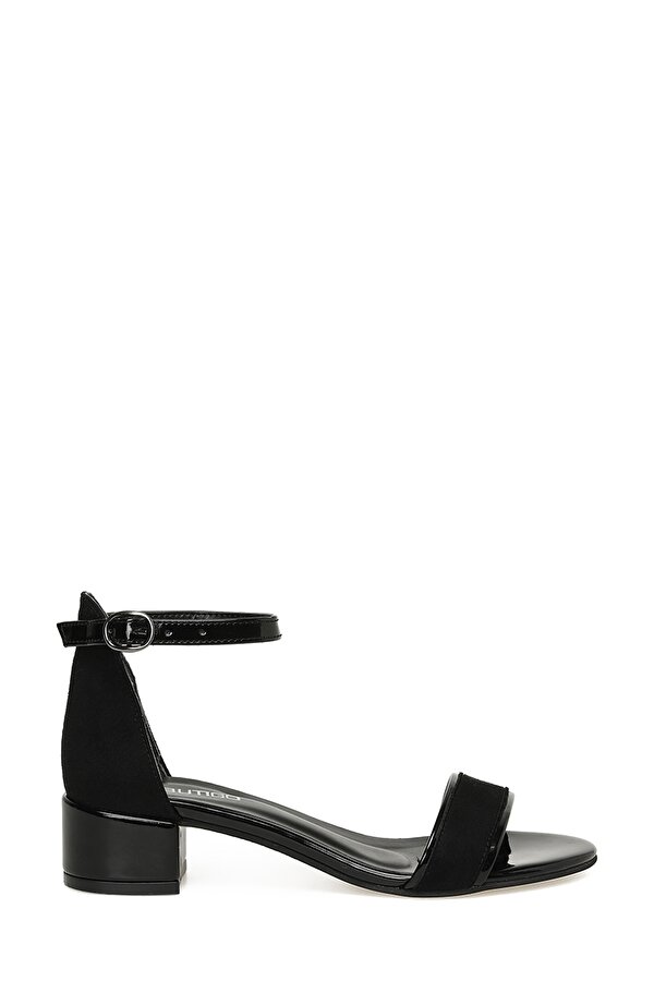 Butigo 21S-700 3FX Siyah Kadın Topuklu Sandalet