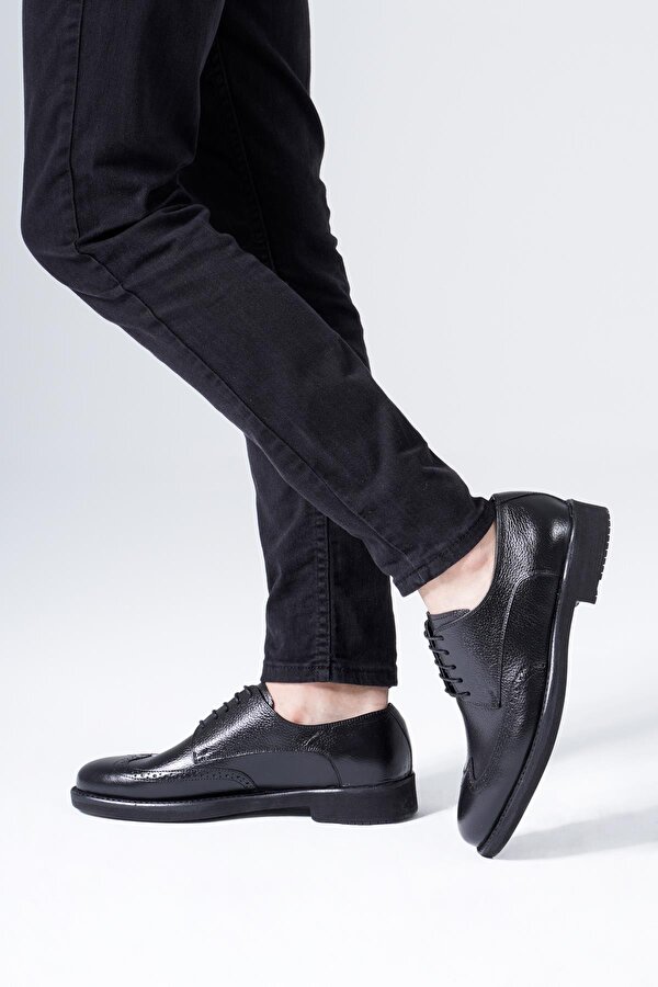 CZ London Hakiki Deri Erkek Klasik Ayakkabı Bağcıklı Oxford Ayakkabı