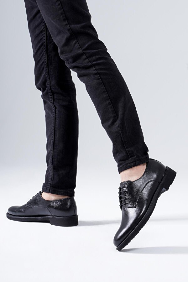 CZ London Hakiki Deri Erkek Klasik Ayakkabı Bağcıklı Casual Model