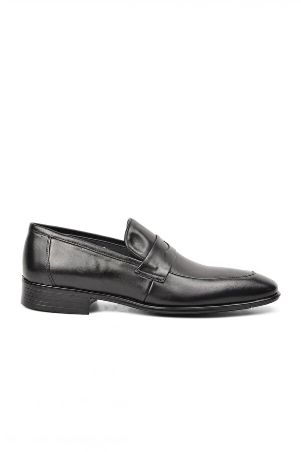 FOSCO 9074 Siyah Hakiki Deri Erkek Klasik Ayakkabı