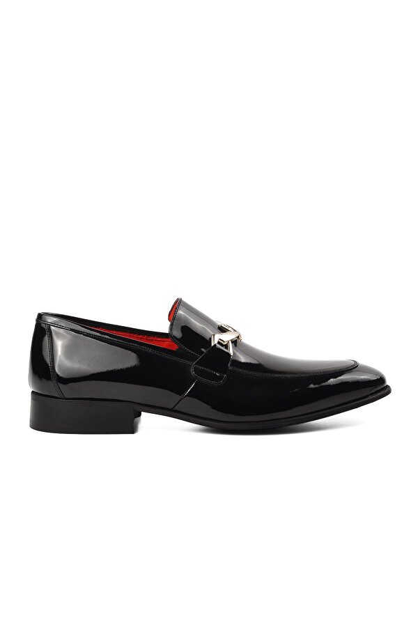 Pierre Cardin 120671 Siyah Rugan Hakiki Deri Erkek Klasik Ayakkabı