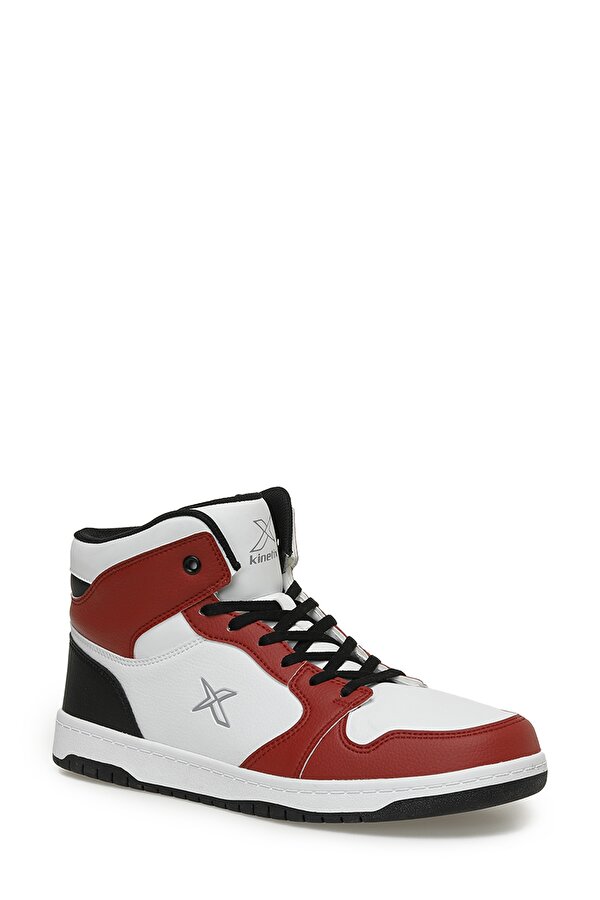 Kinetix Kinetix Kirmizi JONES PU HI 3PR Kırmızı Erkek High Sneaker | Instreet Kirmizi - 3. görsel