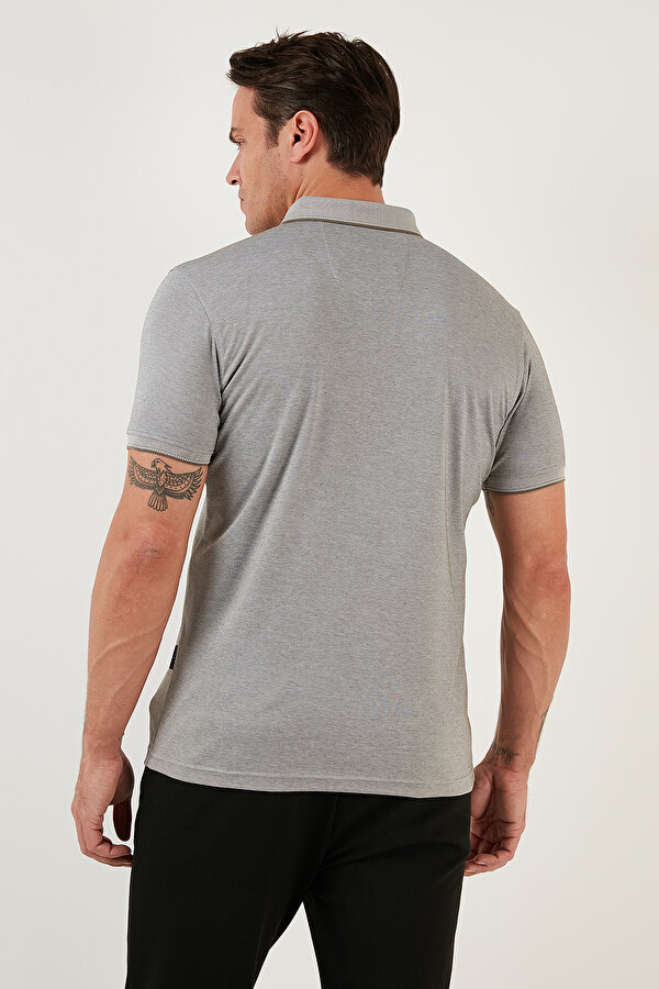 Buratti Erkek Polo T Shirt 646R1000 Küf-Beyaz